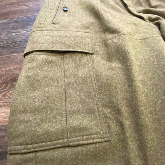 VTG SCHILLING OHG REICHARTSHAUSEN GERMAN MILITARY HEAVY WOOL CARGO PANTS - Picture 10 of 15